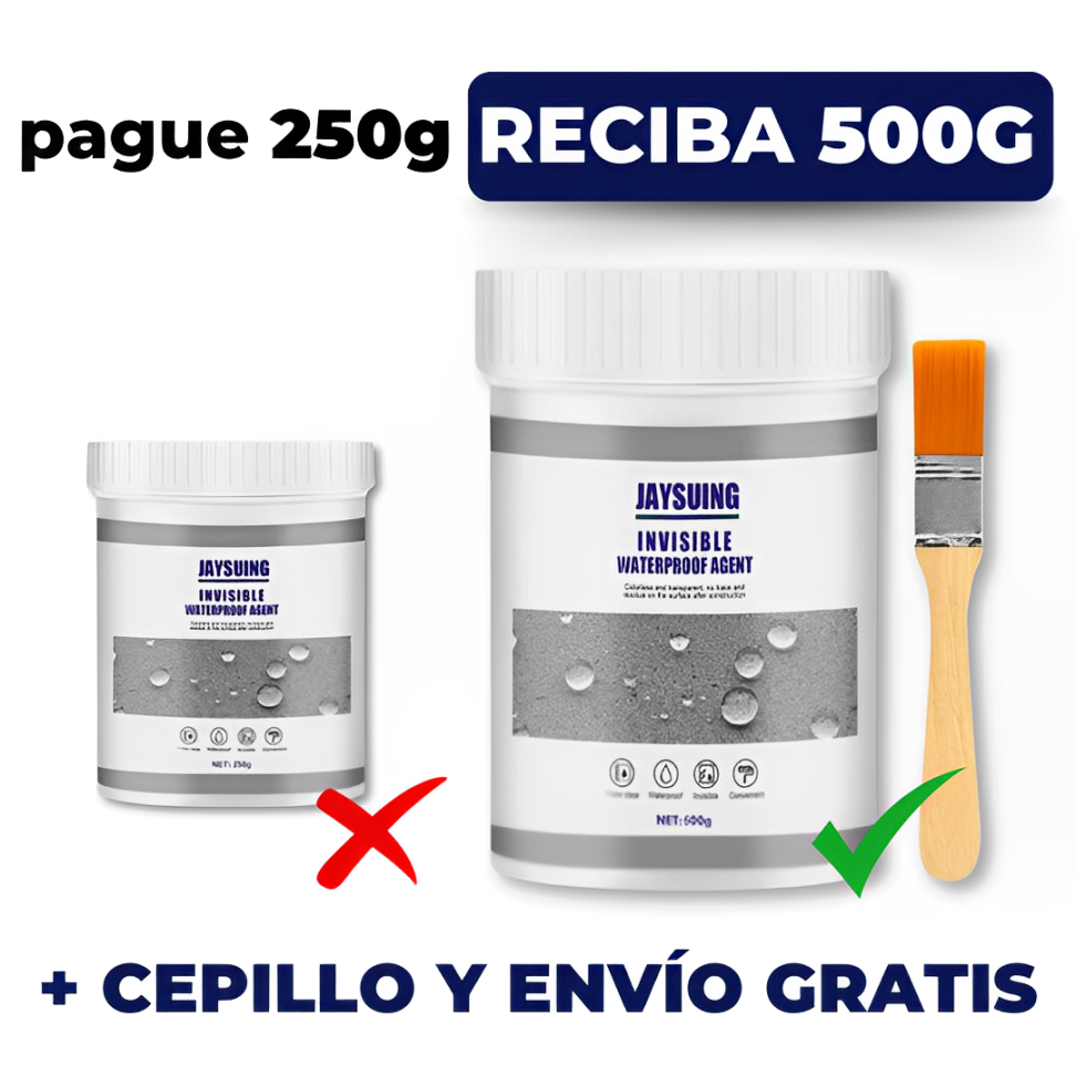 Sellador Impermeabilizante IsoMax™ [PAGUE 250g RECIBA 500g + CEPILLO]